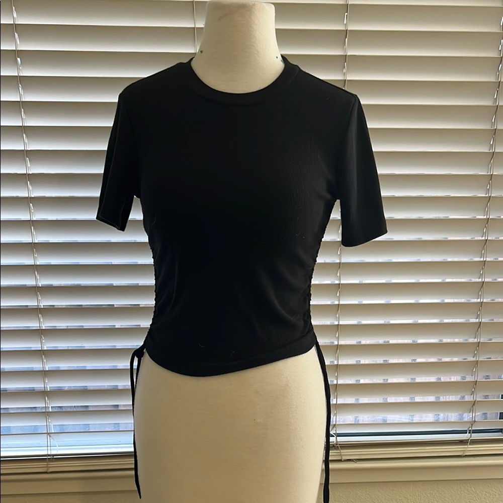 Zara Black Short Sleeve Tee